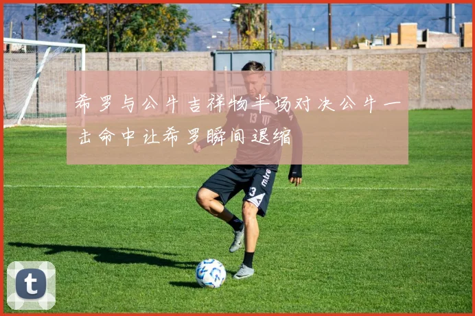 希罗与公牛吉祥物半场对决公牛一击命中让希罗瞬间退缩